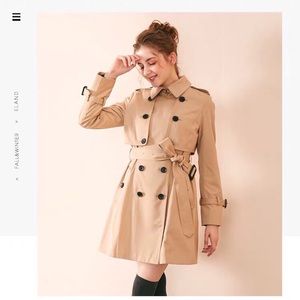 A beautiful and well-made trench coat by Eland.